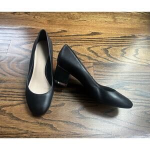 Aldo black heel pumps women shoes Sz. 6 round toe